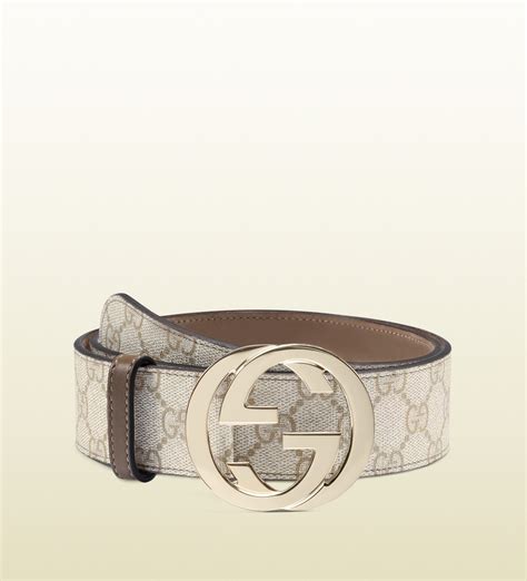 GG belt with Interlocking G buckle 